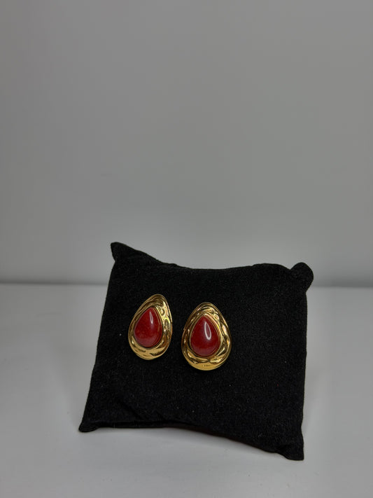 Red Summer Earrings
