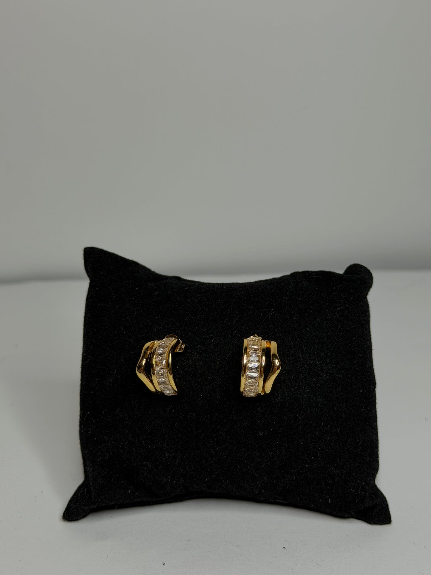 Σκουλαρίκια κρικάκια silver&gold