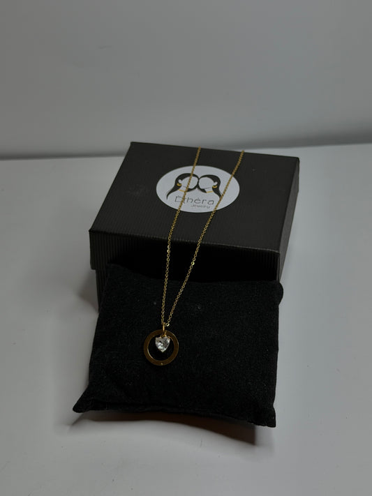 Neck circle with stone