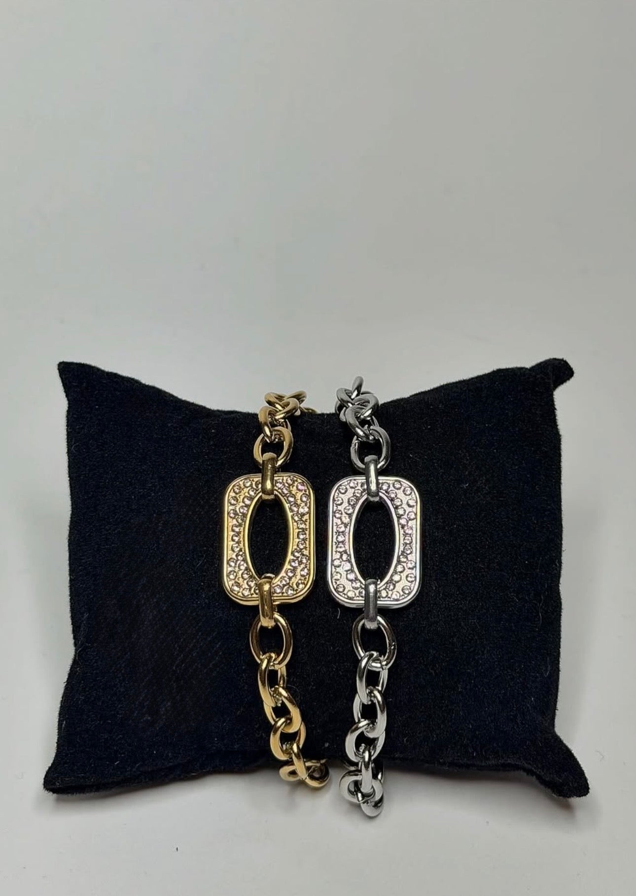 Βραχιόλια με στρασάκια silver & gold✨