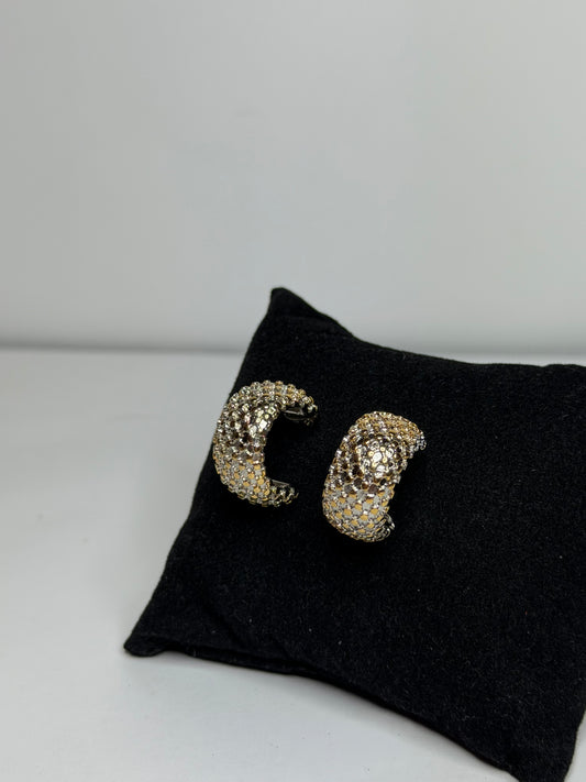 Lux Earrings mix gold&silver